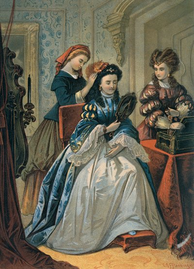 Cinderella doing her sisters